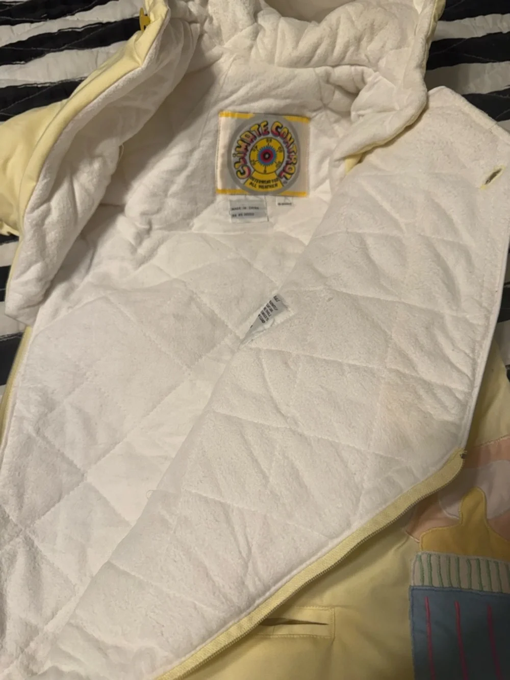 Vintage London Fog Climate Control Quilted Winter Bunting Coverall • 0-6m